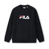 Fila Original Simple Classic Casual Soft Comfortable Loose Pullover Sweatshirt Unisex Sweatshirt F51U549202F-BK