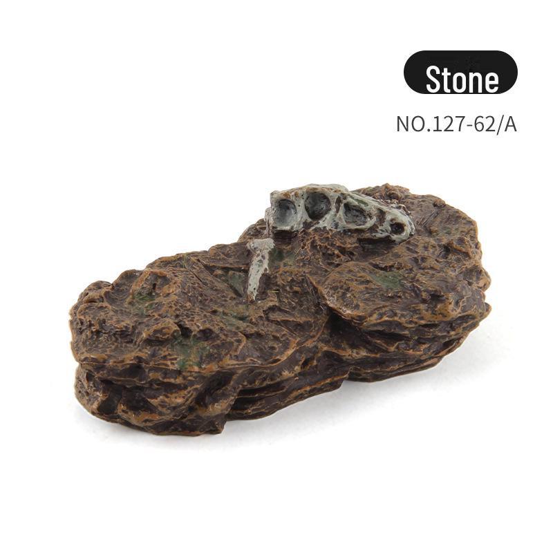 Пластиковые украшения и имитация пещеры в виде динозавра юрского периода