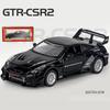 1/32 Nissan GTR CSR2 Skyline Ares Alloy Car Model Diecast Metal Toy Vehicles High Simulation Pull Back Collection Kids Toys Gift