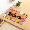 Spring Home Decorative Doormat Welcome Mat Non Slip And Washable Rubber Back Door Mat For Indoor Outdoor