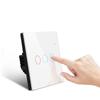 Durability Tempered Glass Panel AC220V Smart Touch Sensor Switch For LED Light