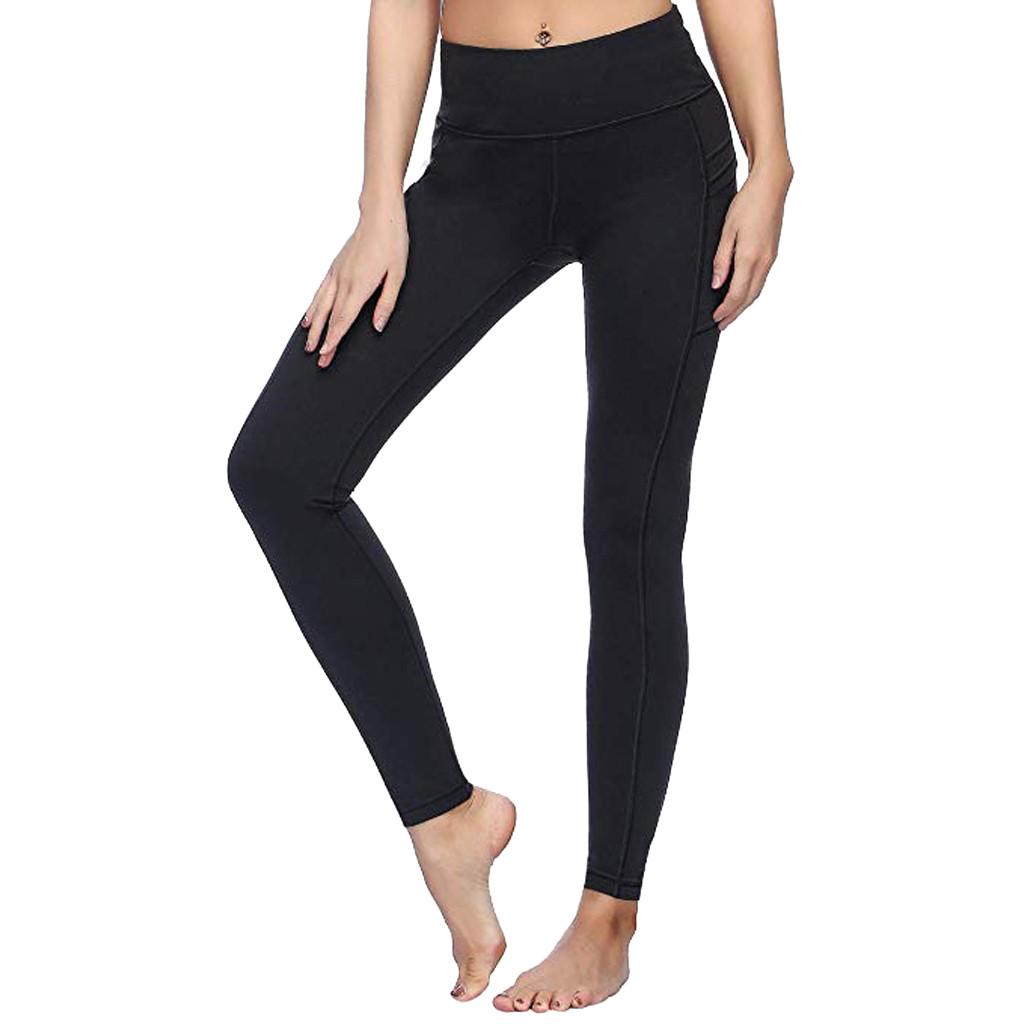 Yoga Pants for Women with Pockets High Waist Slim Leggings