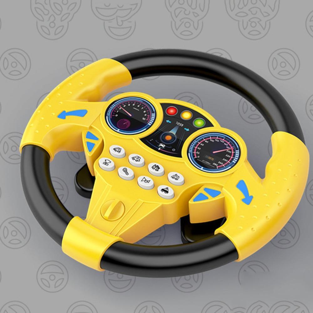 360 ° Rotation Simulation Steering Wheel Toys Simulate Driving Car Toy  Children Gift