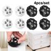 4Pcs Self Adhesive Caster Wheels Super Load-Bearing 5 Beads 360° Rotating Wheels For Home Appliances Storage Boxes