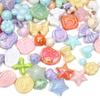 Acrylic Beads Star Heart Flower Charms for DIY Necklace Bracelet Earring Jewelry Making Accessories