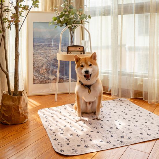 Pet Pee Pad Washable Reusable Dog Pee Pad Absorbent Leak-Proof Puppy Training Pad Non-Slip Potty Pad for Floor Couch