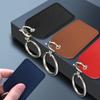 PU Leather Card Holder Keychain Key Ring Door Lock Access Tags ID Card Case Keychain Access Card Bag Key Tag Ring