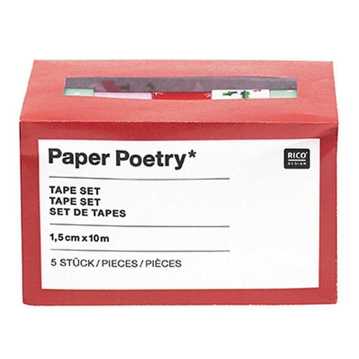 Set of 5 Christmas Masking Tapes