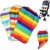 Waterproof Rainbow Baby Kids Car Seat Liner Padding Pram Stroller Cushion Pad