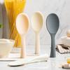 1pcs Household Can Be Vertical Silicone Rice Spoon Silicone Rice Spoon High Temperature Rice Cooker Serving Spoon