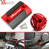 For HONDA XL 1000 XL125 XL1000 125V Varadero Motorcycle Accessories Aluminum Front Brake Fluid Reservoir Cap Oil Tank