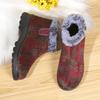 Winter Old Beijing Cloth Shoes Women's Velvet Warm Women's Snow Boots One Pedal Middle-aged and Elderly Mother Shoes Elderly Cotton Boots