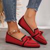 Women Flats Loafers Bowknot Pointed Toe Mesh Casual Shoes Comfort Walkers Ladies Light Lace Up Soft Sole Flats Shoes