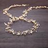 Fake Pearl Crystal Wedding Hair Vine Crystal Bridal Accessories Diamante Headband New ADM