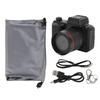 4K Digital Camera with 180° Flip Screen 2.2 Inch LED Fill Light HD Compact Travel Video Camera for