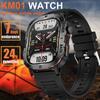Smart Watch Military 2.01 Inch TFT Screen SMS Information Display Music Playback Outdoor Sports Fitness GPS Tracker Health Bluetooth Call Smartwatch