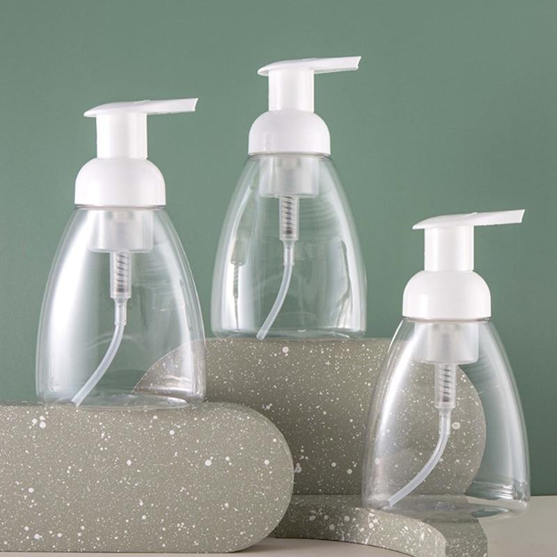 300Ml Plastic Bottle Foam Pump Bottle Cleaning Bottle Hand Sanitizer Shampoo Dispenser Soap Liquid Bottle