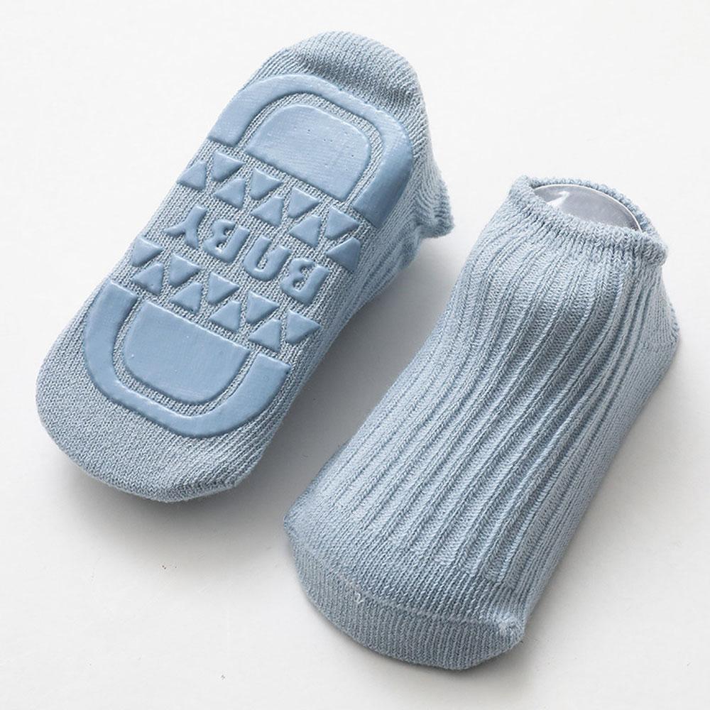 Baby Socks For Newborn Anti-slip Socks Child Solid Cotton Striped Socks Prink