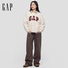 GAP Women's Faux Lamb Wool Logo Towel Embroidery Loose Sweatshirt