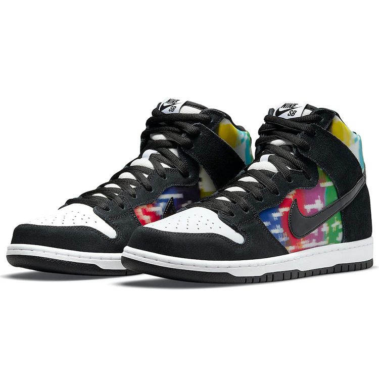 Nike Dunk High SB TV Signal Unisex Sneakers Multi-Color CZ2253-100