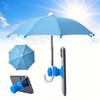 Phone Umbrella with Fist Suction Cup UV Protection Universal Mini Windproof Sun Shade Mobile Phone Umbrella Phone Accessories