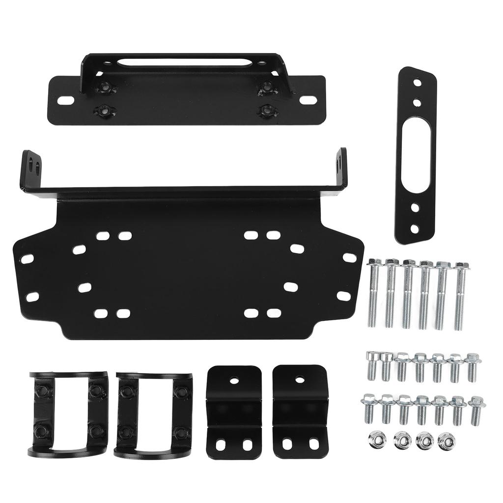 UTV Winch Mounting Plate Steel Heavy Duty Precise Fit Multi Functional for Talon 1000R 1000 X 1000X-