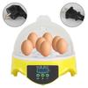 Brooder for Bird Chicken Duck Pigeon Poultry Incubator Adjustable Digital Temperature Mini Egg Incubator Automatic Egg Hatcher 16.5 * 17.5cm