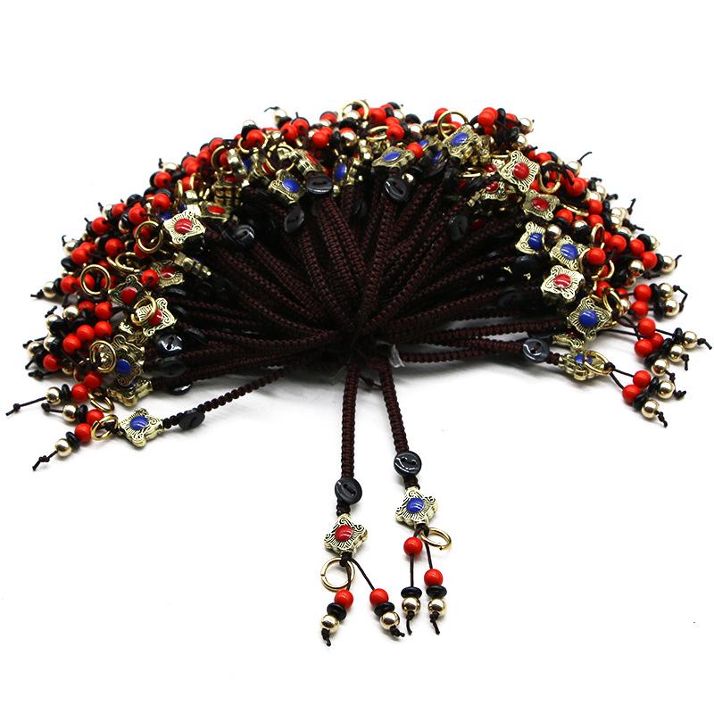 Handwoven Creative Buckle Keychain Lanyard - Unisex Jewelry Accessory