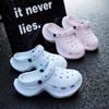 Summer Can Wear Thick-soled Hole Shoes Women's Home Light Breathable Non-slip Fashion Versatile Soft-soled Sandals Women