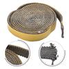 2.5m Flat Stoves Rope Heat Resistant Fiberglass Fireplace Chimney Door Sealing Cord Replacement Gasket Tape 18*3mm