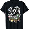 Billiards Pool Comic Figure Children T-Shirt