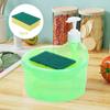 Dish Soap Dispenser and Sponge Holder 1000ml Capacity (6* Scrubber Included)