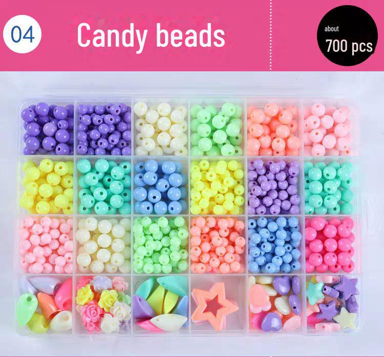 Children's DIY Beaded Bracelet Kit - Educational Handmade Craft for Girls