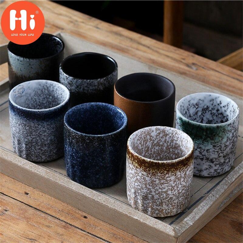 Hi Under Glazed Ceramic Coffee Cup Porcelain Tea Cup Sake Cup Drinking Utensils Office Drinkware 100ML