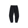 Training Series Solid Color Thickened Warm Knitted Sports Pants Men Bottoms Black 152347306-2