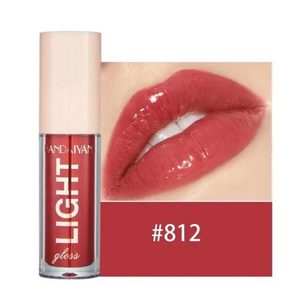 Lip Gloss Moisturizing Mirror Shimmer Pearl Liquid Lipstick Tint Waterproof Long Lasting Lip Glaze Sexy Lips, 12, 12 812, 1 Piece