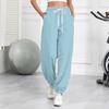 Women's Casual Fashion Sweatpants Color Matching Printed Casual Pants