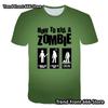 Summer Men's And Children's T-shirt Doomsday Zombie Pattern Thriller Boys 3D Prited Oversized Tshirts Kids Clothes