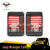 Jeep Wrangler Arrow LED Taillights: Brake & Turn Signal Lights (US Version)