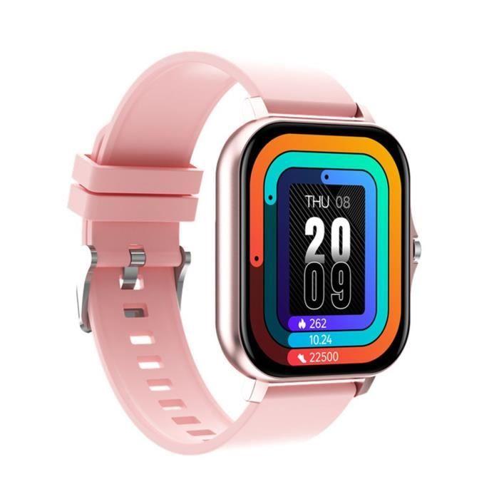 SMART WATCH Smart Watch Y13 Wireless Call Uhr for Men and Women Heart Rate Fitness,Pink Silicone Strap