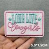West Cowboys Embroidery Patch Iron On Patches For Clothing Jacket Stickers Letters Patches On Clothes DIY Sewing Applique
