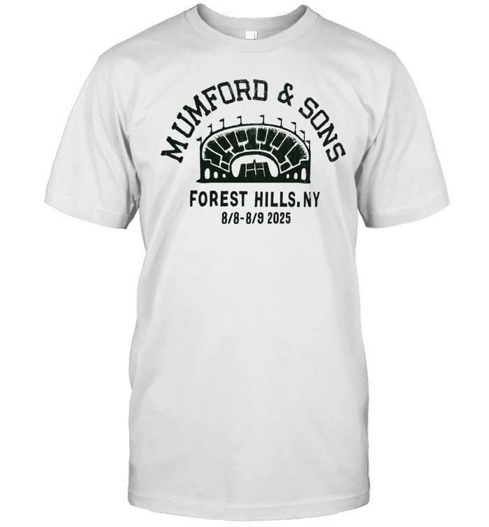 Mumford andSons Forest Hills NY Concert T-Shirt – August 8-9, 2025