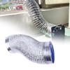 6Inch Aluminum Dryer Vent Tube Dryer Duct Fire-proof Heat Resistant Ventilation Smoke Pipe Exhaust Duct 1.5/3.0M