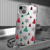 Festive Winter Christmas Tree Case for iPhone 13, 14 Pro Max, 15, 16 Pro, and 17