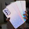 Shining Gradient Soft Silicone Case For Samsung Galaxy S22 Ultra S21 Plus S20 A13 A23 A33 A53 A73 A32 A12 A51 A71 Glitter Lens Camera Protection Cover