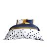 Housse De Couette - Bandol - 220 X 240 Cm - 100% Coton - 2 Taies 63 X 63 Cm