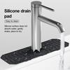 Kitchen Sink Splash Guard Faucet Mat Soft Flexible Simple Installation Quick Dry Countertop Faucet Mat Sink Drip Catcher Tray