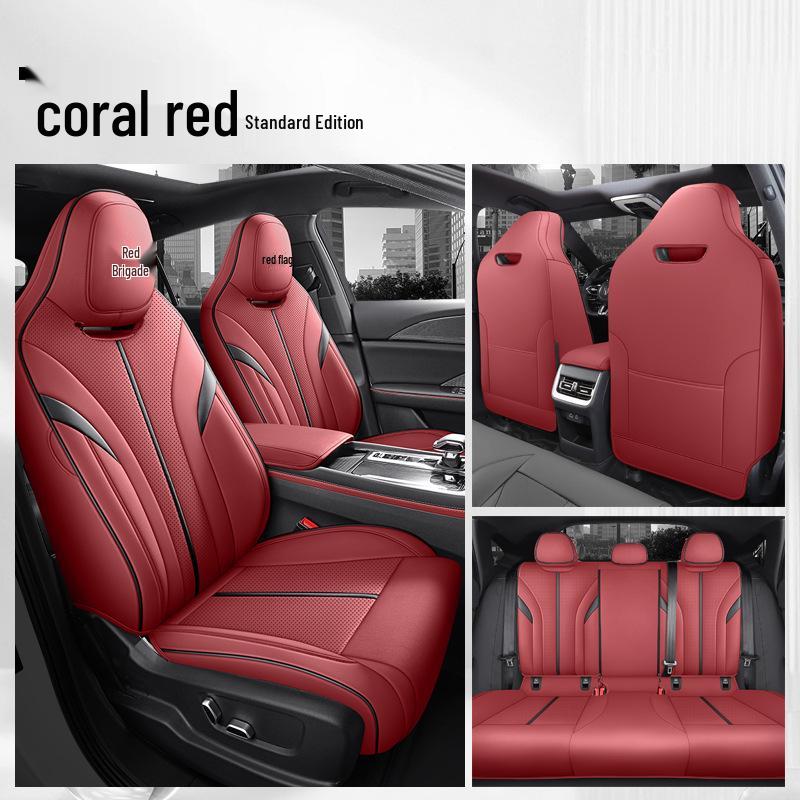 Hongqi H6 Leather Car Seat Cover – Full Surround, Universal Fit for All Seasons, 5-Seat Cars