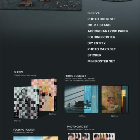 CHA EUNWOO ASTRO - Mini 1st [ENTITY] (EACH Ver.)