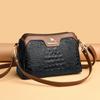 Women's Crocodile Leather Shoulder Bag  Small Messenger Bag